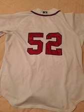 Mississippi Braves AA Game Worn USED Jersey #52 Atlanta Braves MILB Sz 50 Mlb