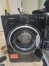 Image of Hotpoint Washing Machine 9kg 1400 rpm Black A Rated NSWM 946 BS UK #LF112131