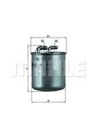 Mahle Knecht Kraftsofffilter Dieselfilter Passend FüR Mercedes A B C E S Klasse
