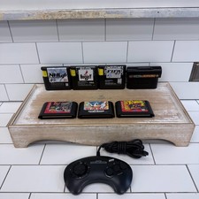 Sega Genesis Game Lot Sonic X-Men Taz Controller Lot of 8