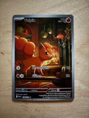 Pokemon Karte - Vulpix Art Rare - 138/188 Mega Evolution - Deutsch (2025)