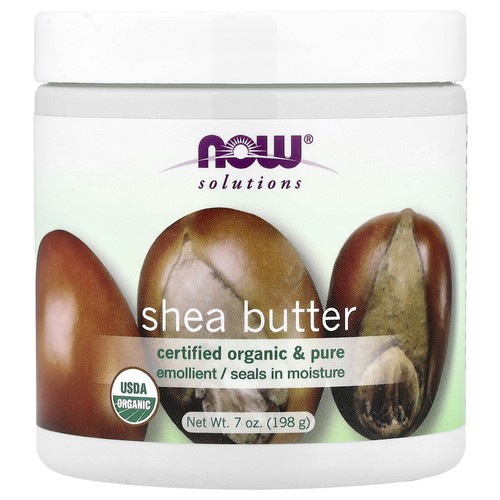 Now Foods Solutions Shea Butter Certified Organic 7 fl oz 207 ml Hexane-Free,