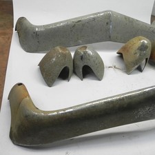 1952-1953 Kaiser Front And Rear Bumper Bridge And Bullet Set Mercury Lead Sled 1952-1953 Kaiser Front And Rear Bumper Bridge And Bullet Set Mercury Lead Sled