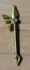 Battle Beasts Jaded Jag #31 STAFF Original Jaguar Gold Spear Weapon Accessory