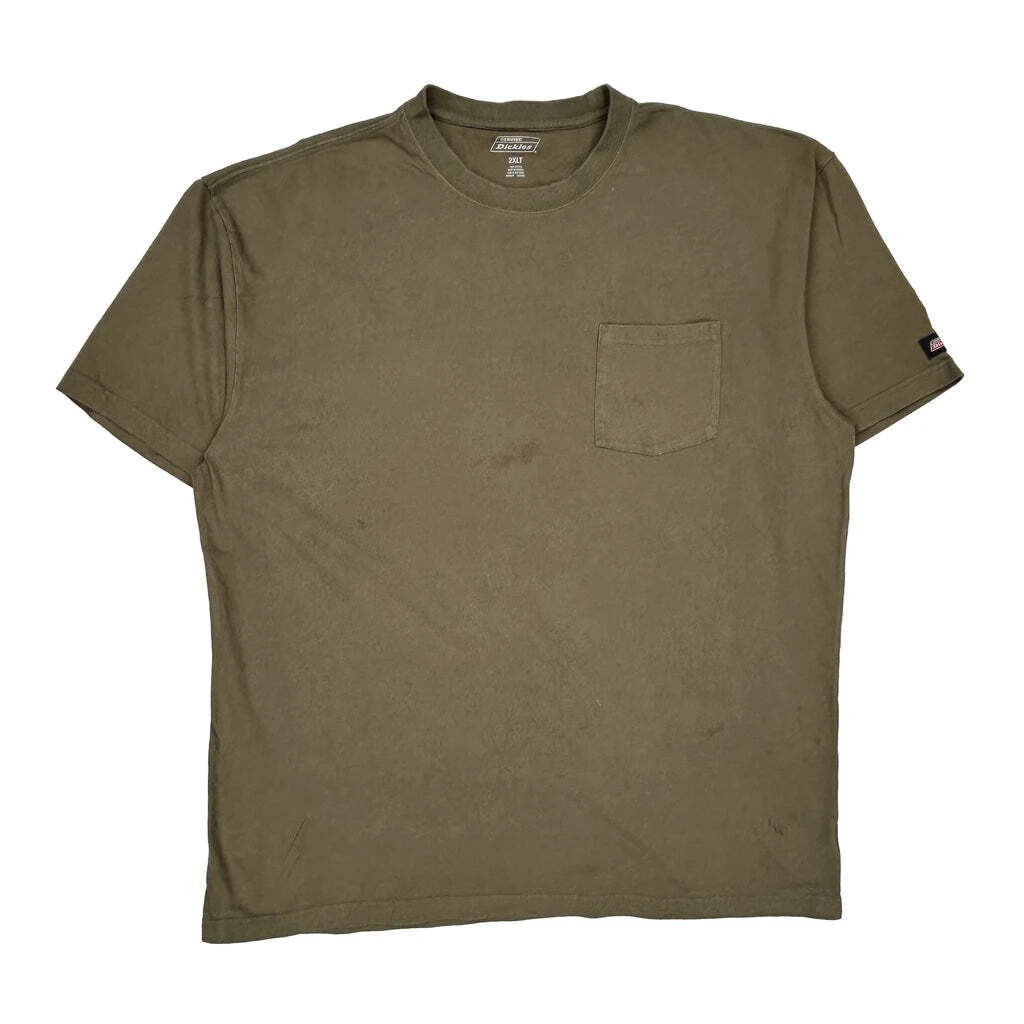 Dickies T-Shirt - 2XL Green Cotton