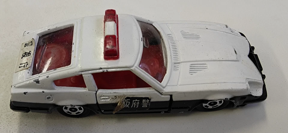 Coche de policía Tomica Nº15 Nissan Fairlady 280Z-T 1/61 diecast Japón 1979 vintage Foto 2 de 4