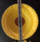 Harvest Spice yellow   DAISY   10.75" PLATE & 8" BOWL    One Ea. NEW — photo 4