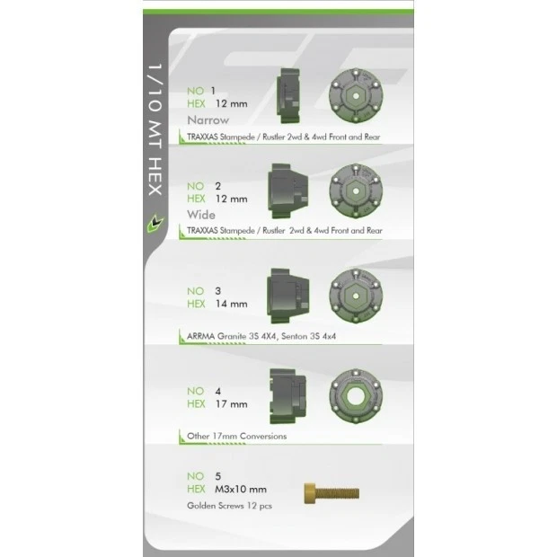 Louise ST-MCross Mini Maxx XRT Tires 12, 14, 17mm Hex 0 & 1/2' Off Soft (2) - Image 4 of 4