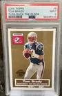 Tom Brady 2005 Topps Turn Back the Clock Insert #6 PSA 9 New England Patriots