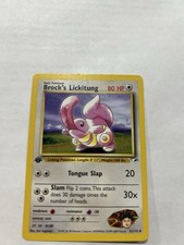 Pokémon TCG Brock's Lickitung Gym Heroes 41/132 First Edition on eBay