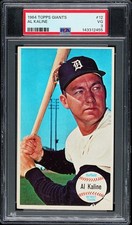 1964 TOPPS GIANTS #12 AL KALINE PSA 3