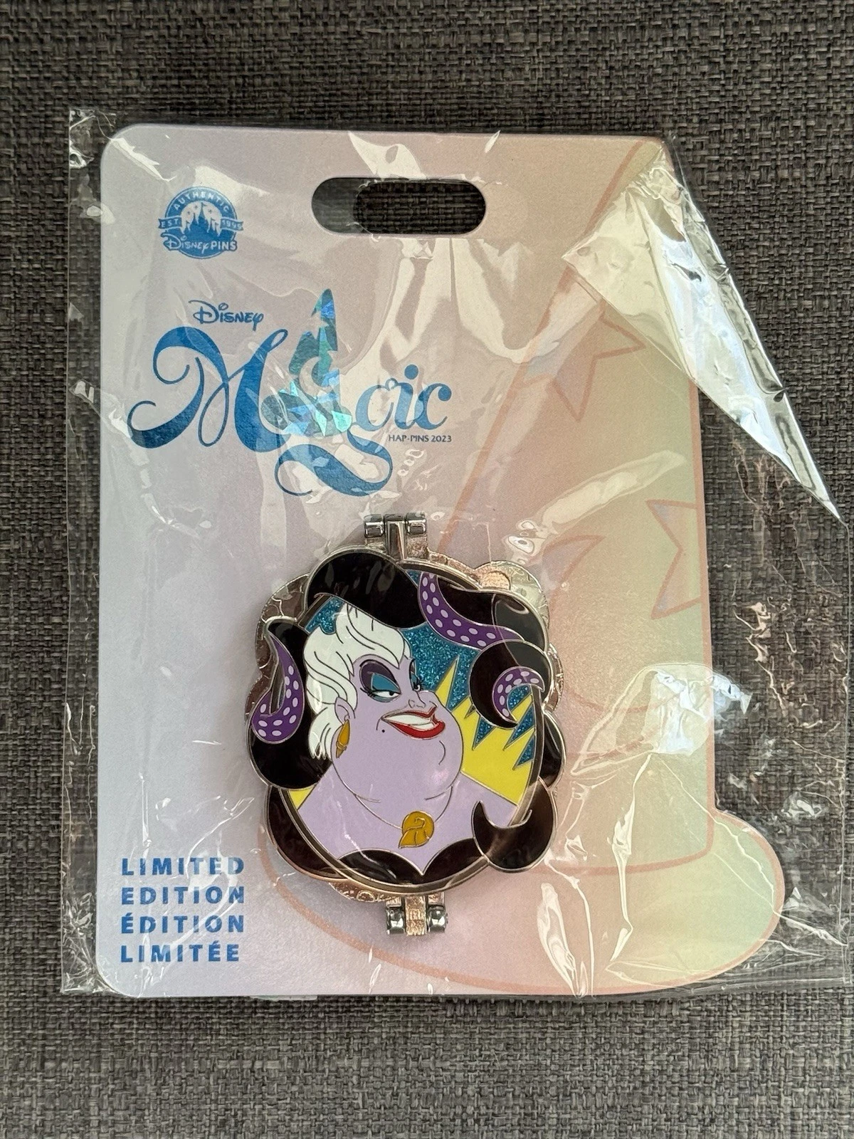 Disney Magic Hap-pins Ursula Little Mermaid Magical Transformation LE 500 Pin