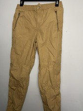 Polo Ralph Lauren Boys Joggers Size L 14 - 16 Camel Cotton Poplin