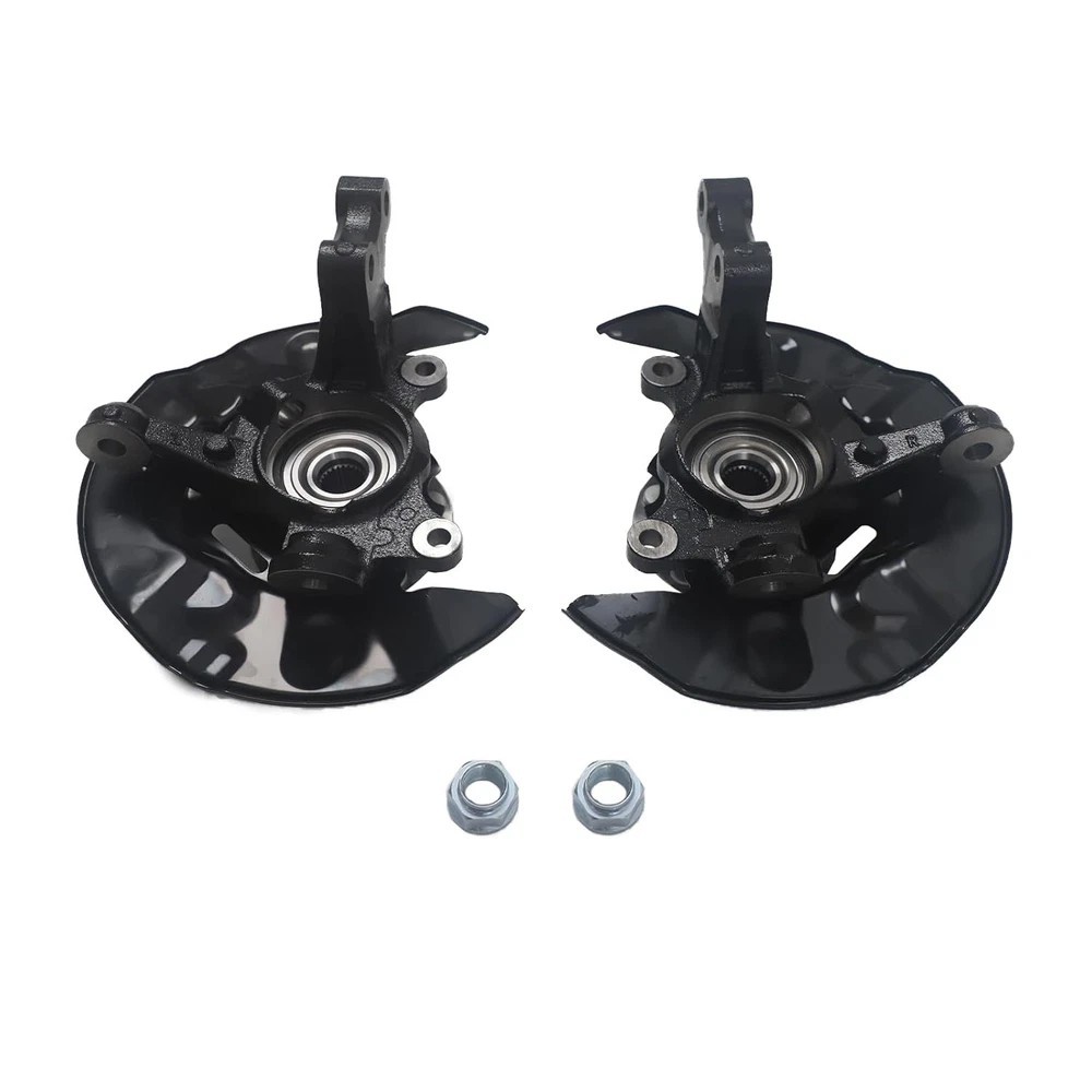 Front Driver & Passenger Side Steering Knuckle & Wheel Bearing Hub Assembly