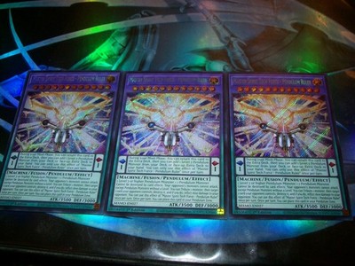 3x Master Spirit Tech Force - Pendulum Ruler 1st Edition Secret Rare MAMO-EN027