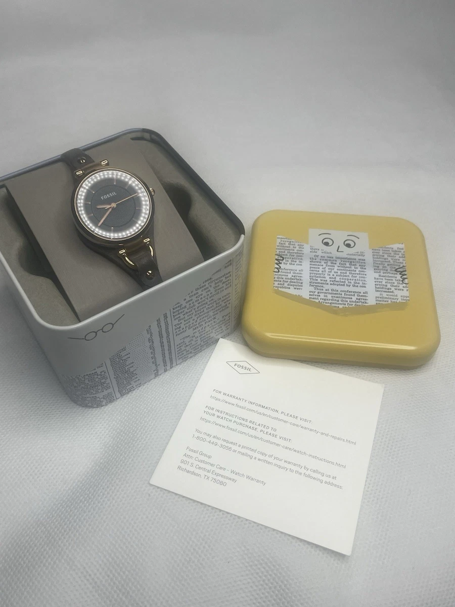 Fossil Georgia Stainless Steel Case 5 ATM Wristwatches for  display picture 1