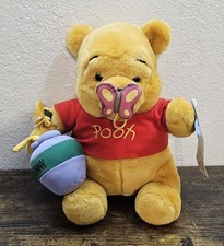 Disney Collectable Winnie The Pooh Plush Honey Pot Butterfly Bee with Tags READ