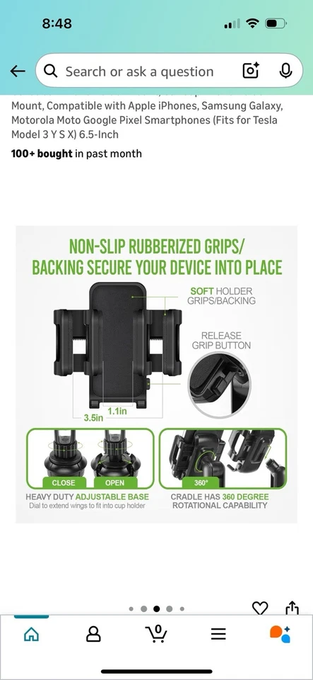 Cellet Car Phone Holder Mount-Great Condition  - Image 2 of 2