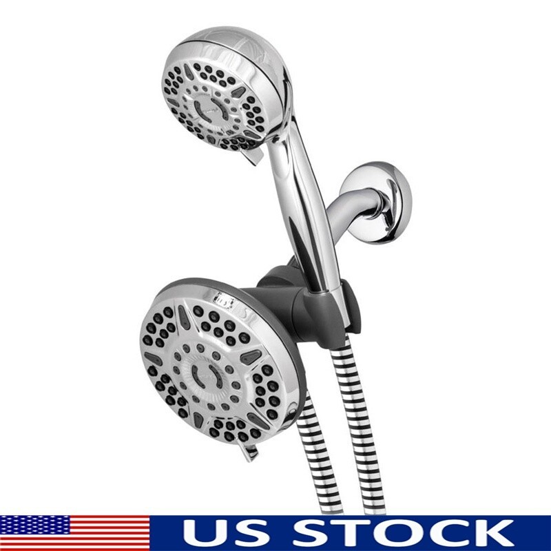 System 6 Modes Therapeutic Water Massage Chrome New