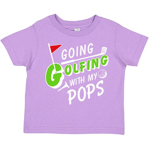 Inktastic Going Golfing With My Pops- Kids Golf Toddler T-Shirt Sports Grandpa - 第 1/6 張圖片