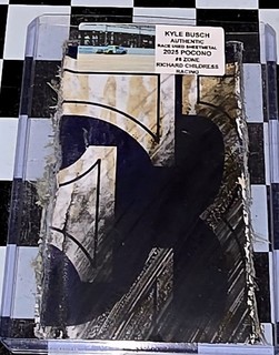 KYLE BUSCH RACE USED COMPOSITE 2025 POCONO #8 ZONE NASCAR RCR KB03
