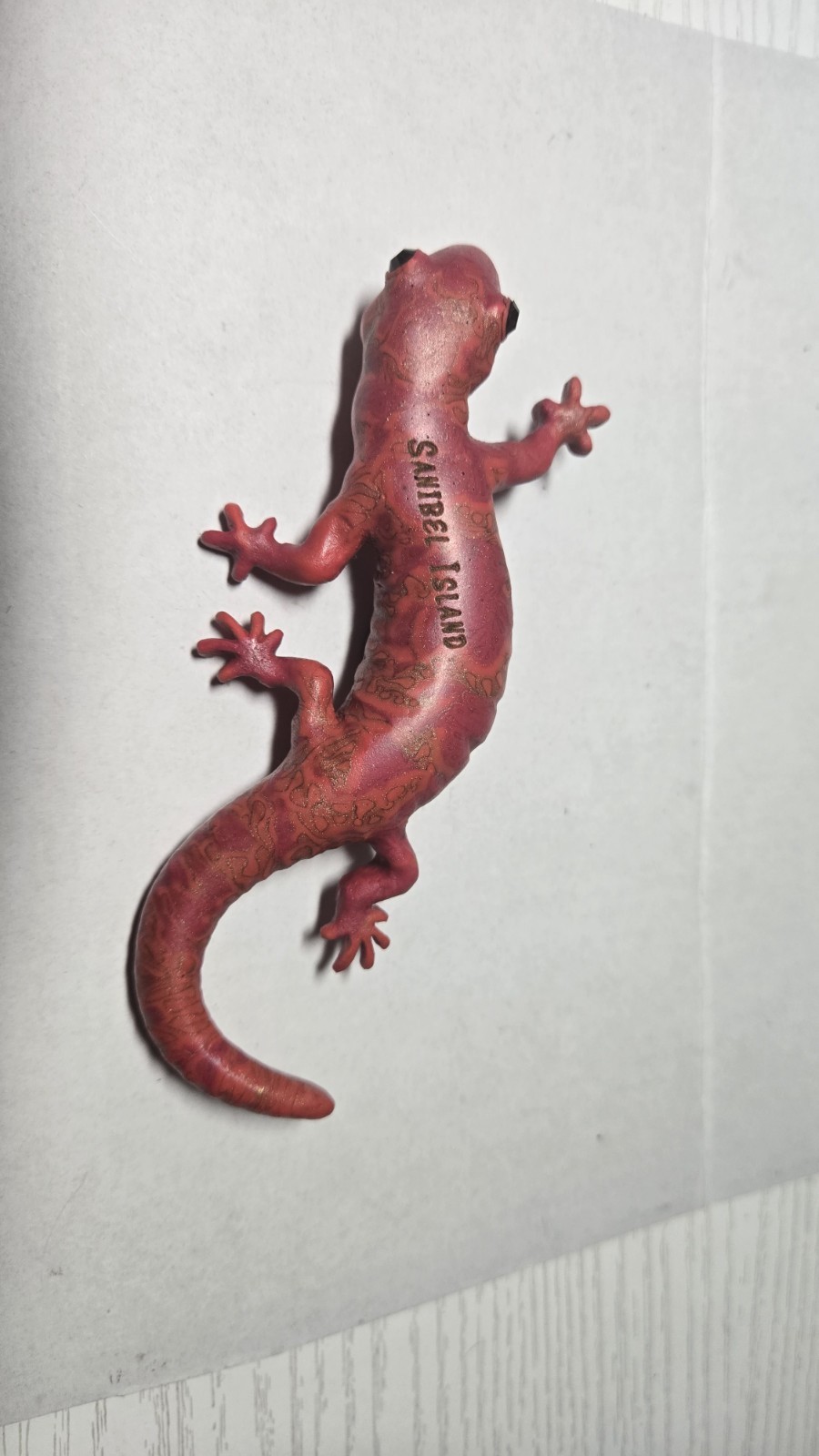 Clay Critters SANIBEL Souvenir  Lizard Refrigerator Magnet TB66