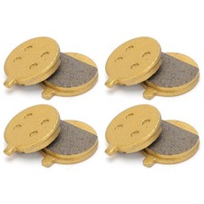 4 Pair Electric Scooter Disc Brake Pad Copper Based Bike Round Brake Pad