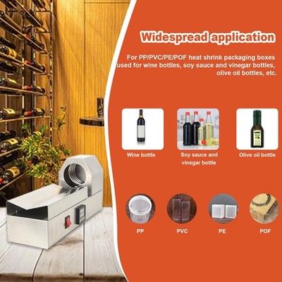 Plastic Bottle Cap Red Wine Sealing Machine PVC Heat Shrinkable Shrink Machine