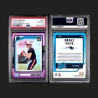 2024 Panini Donruss - Rated Rookie Drake Maye #379 Optic Preview Pink(RC) PSA 10