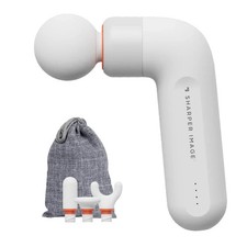 Sharper Image Power Percussion Edge Massager  4 Speeds  4 attachments  New