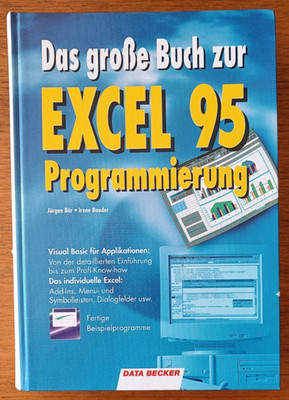Data Becker Excel 95 Programmierung VBA mit Diskette zum Buch (ungeöffnet)