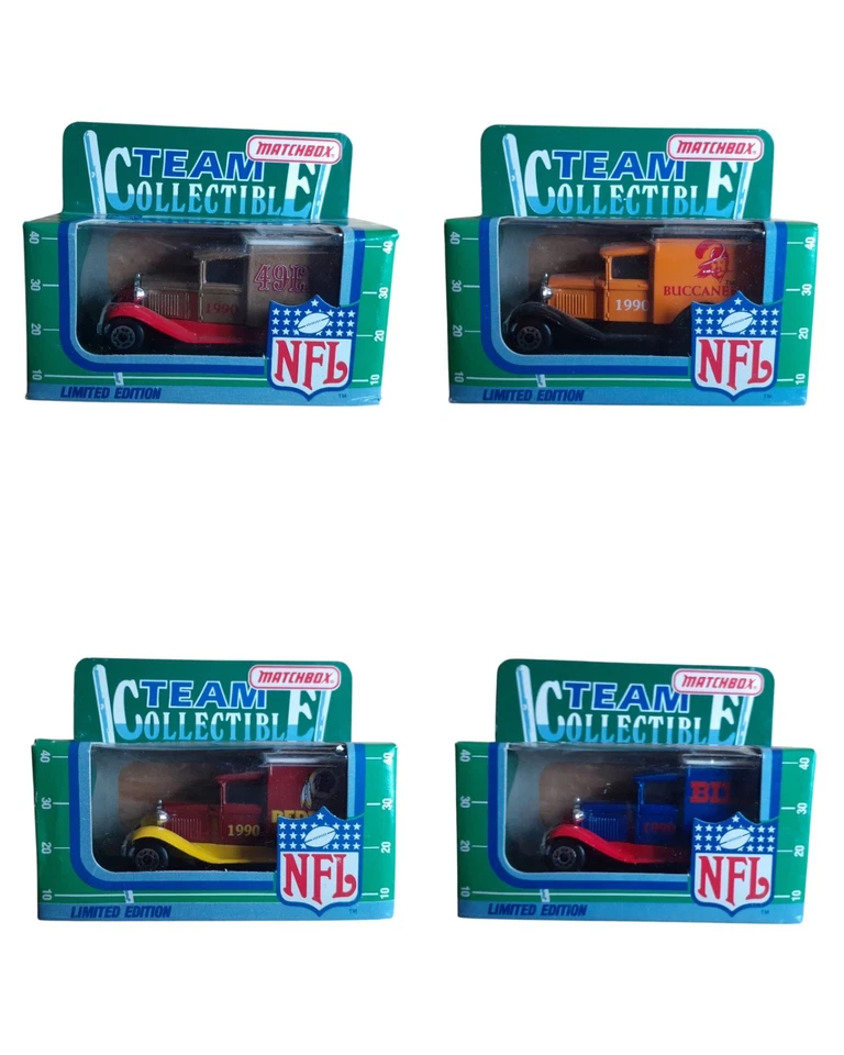  NFL MATCHBOX 1990 - White Rose edición limitada - juego completo Foto 4 de 4