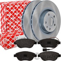 febi Bremsscheiben 284Mm+ BelÄGe Vorne Passend FüR Opel Combo X12 Fiat Doblo 263