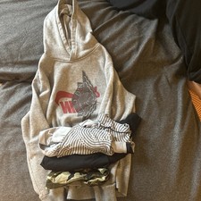 Lot of 3 Nike Air Jordan Sweatshirt and two Dri-Fit shirts all kids large