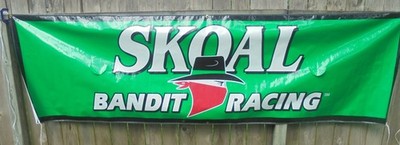   Skoal Bandit Racing Plastic Viny Banner   10X3Ft   Vintage NASCAR