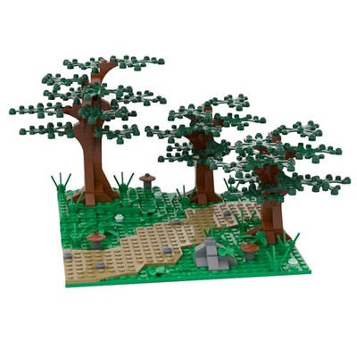 A Beautiful Forest Path Building Toys Set for Display 211 Pieces MOC Build