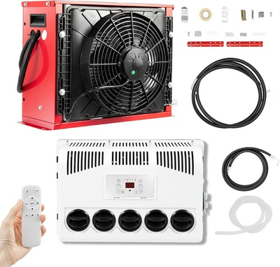 #ad 12V 11000 BTU Truck Air Conditioner Split AC Fits Semi Trucks Bus RV Caravan $345.00