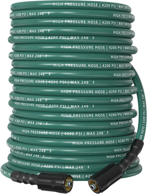 #ad Pressure Washer Hose 100 Ft 4200 PSI Steel Braided amp; Durable Flexible amp; Kink $125.37