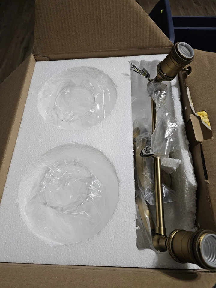 Phansthy Vintage 2 Light Wall Sconce Industrial Wall Light with Dual 5.9 Inches - Image 3 of 4