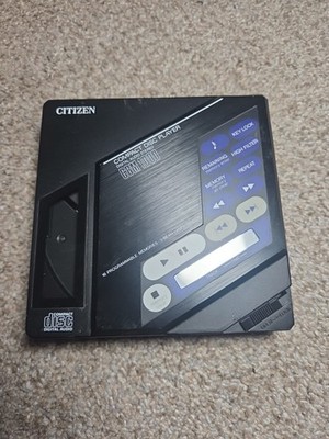 CITIZEN CBM 1000 CD Player | 1987 | For Parts | Made in Japan | Vintage Untested