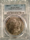 New Listing1880-O Morgan Silver Dollar - HOT 50 - VAM 55 Checkmark - PCGS MS 61 - POP 7