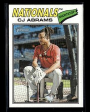 CJ Abrams 2026 Topps Heritage Baseball Image Variation SP [jos138