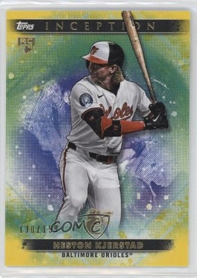 2024 Topps Inception Yellow /199 Heston Kjerstad #72 Rookie RC 06l3