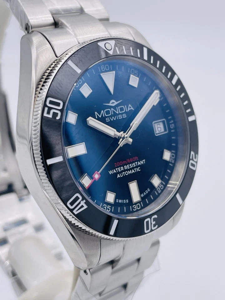 Orologio Mondia Swiss Sellita Sw200 38mm Acciaio MS224R/796 Scontatissimo Nuovo - Image 3 of 4