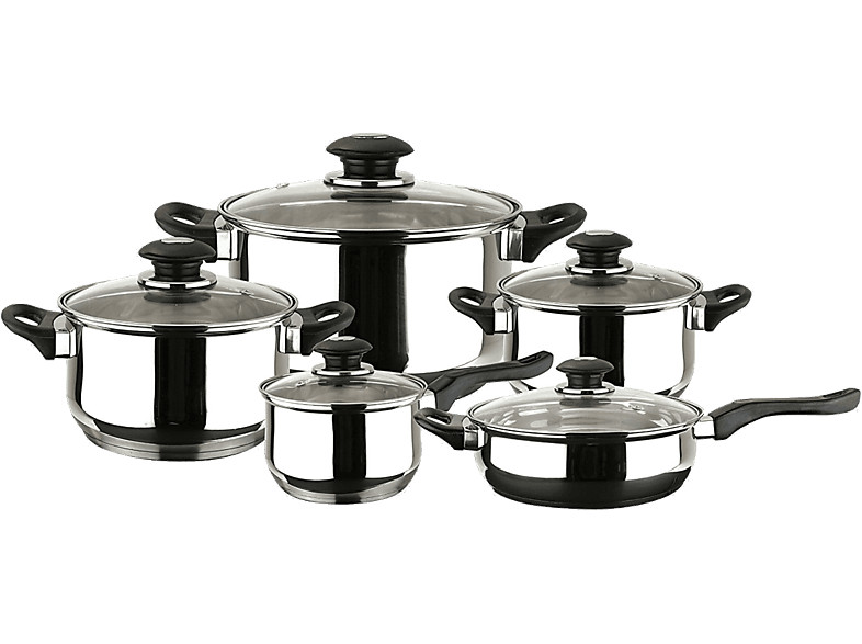 Set de cocina - Magefesa Family, Ollas, Cacerolas, Sartenes, 10 piezas
