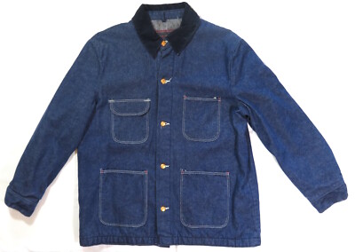 Blue Bell Vintage Denim Jacket 1980's Work Wear Chore Blanket