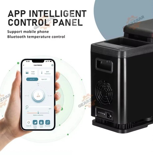 Portable 8L Car & Home Mini Fridge Cooler with Compressor – 12/24V & APP Control - Picture 5 of 7