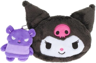 NEW Japan Exclusive Kuromi Plush Cosmetic Pouch Set Gift