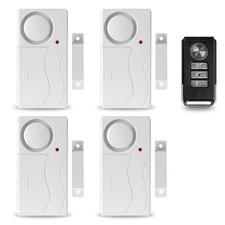 Apartment Safety Magnetic Window Door Alarm 4 Control by Remote Simple Function