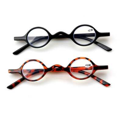 Small Round Reading Glasses Readers Spring Hinge Vintage  UK